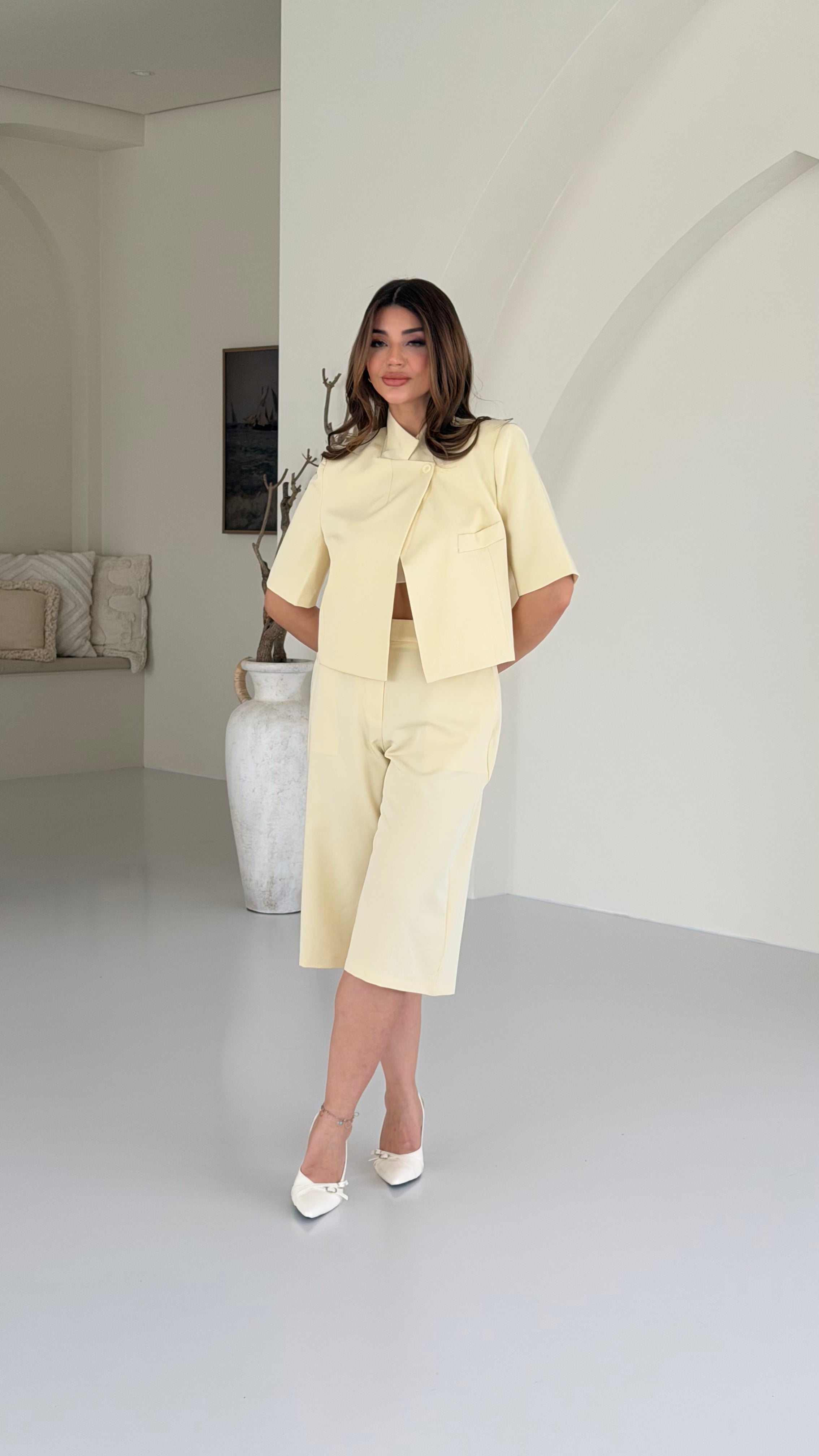 Capri Pak Butter Yellow Pants