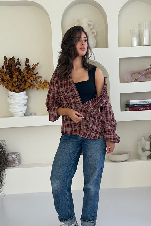 The Flannel Shirt Red