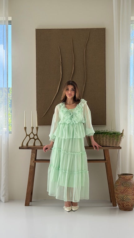 Lina Dress Green
