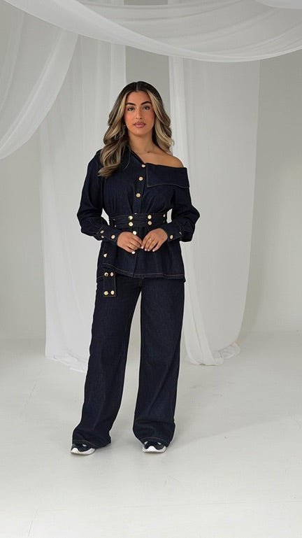 Jeans two pieces set