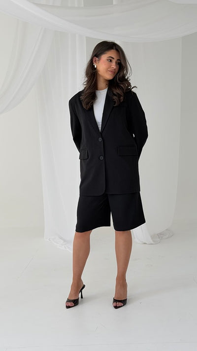 Oversized Blazer Noir