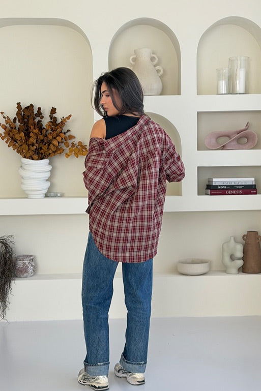 The Flannel Shirt Red