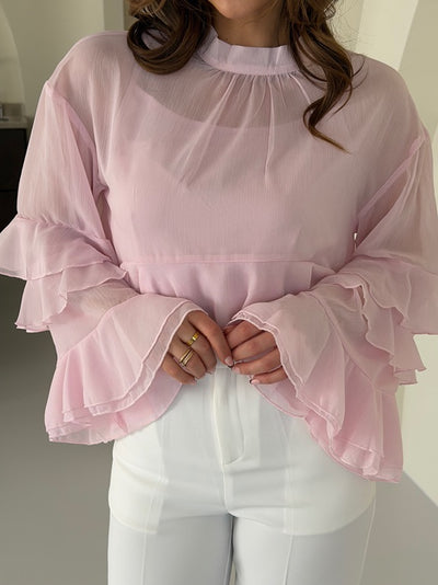 Silk Top Pink