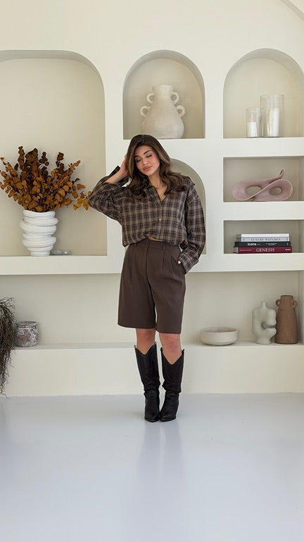 The Flannel Shirt Brown