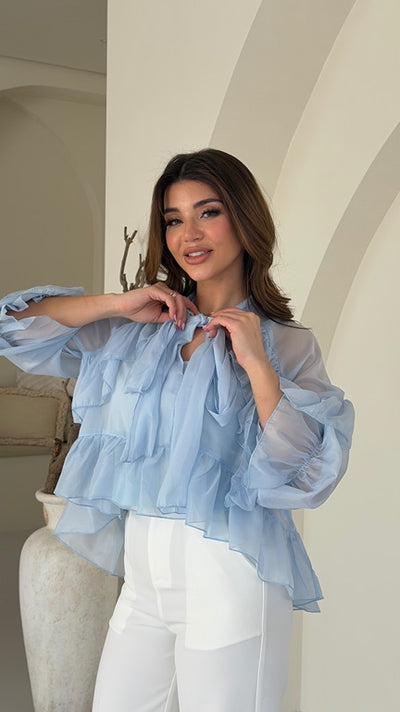 Silk Top Blue