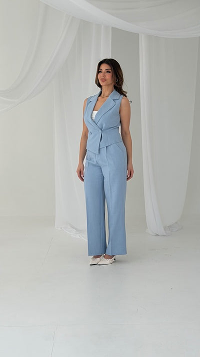 Gilet Set Blue