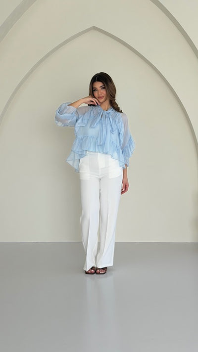 Silk Top Blue